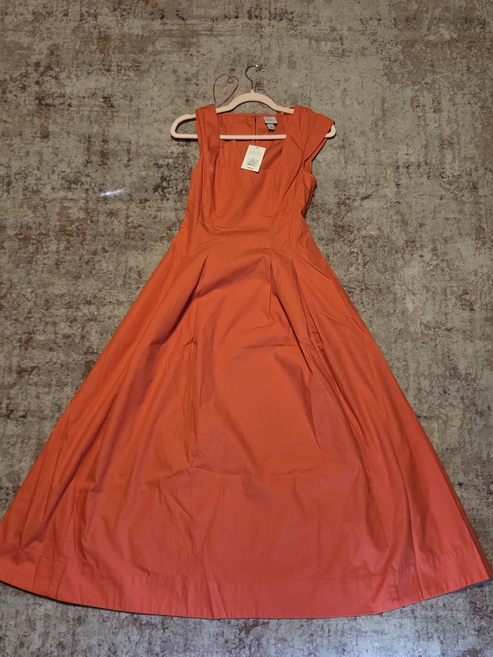 a new day Sleeveless Coral Maxi Fit-and-Flare Dress